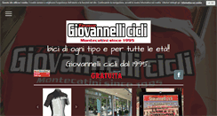 Desktop Screenshot of giovannellicicli.com